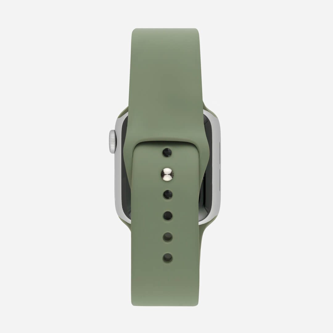 Classic Silicone Apple Watch Band - Khaki