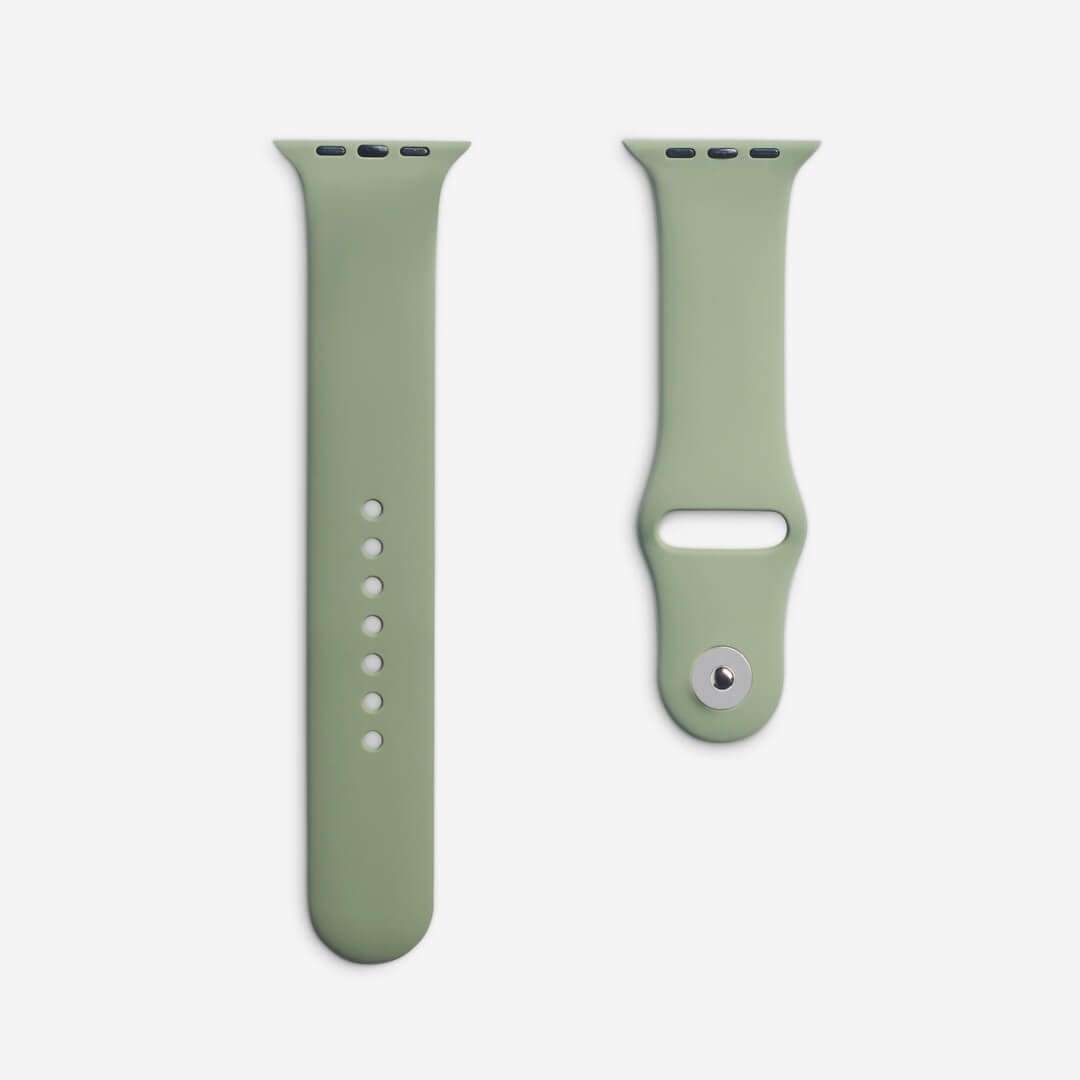 Classic Silicone Apple Watch Band - Khaki