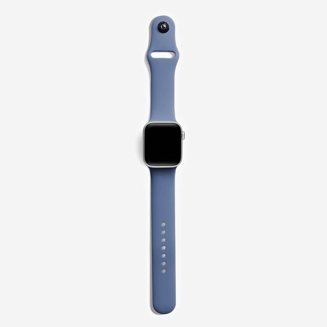 Classic Silicone Apple Watch Band - Lavender Grey