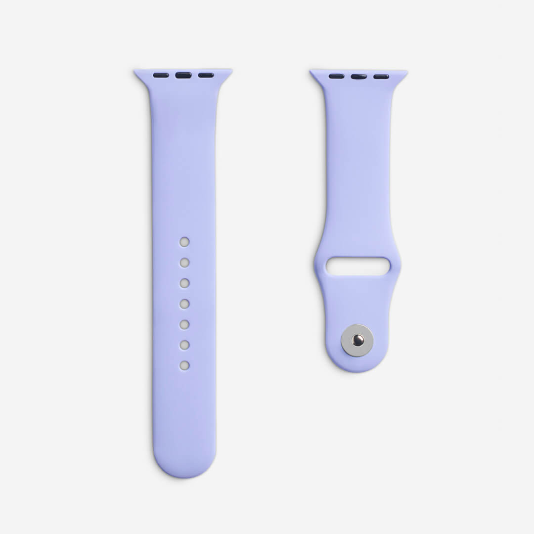 Classic Silicone Apple Watch Band - Lilac