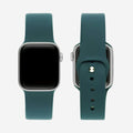 Classic Silicone Apple Watch Band - Mallard Green