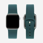 Classic Silicone Apple Watch Band - Mallard Green