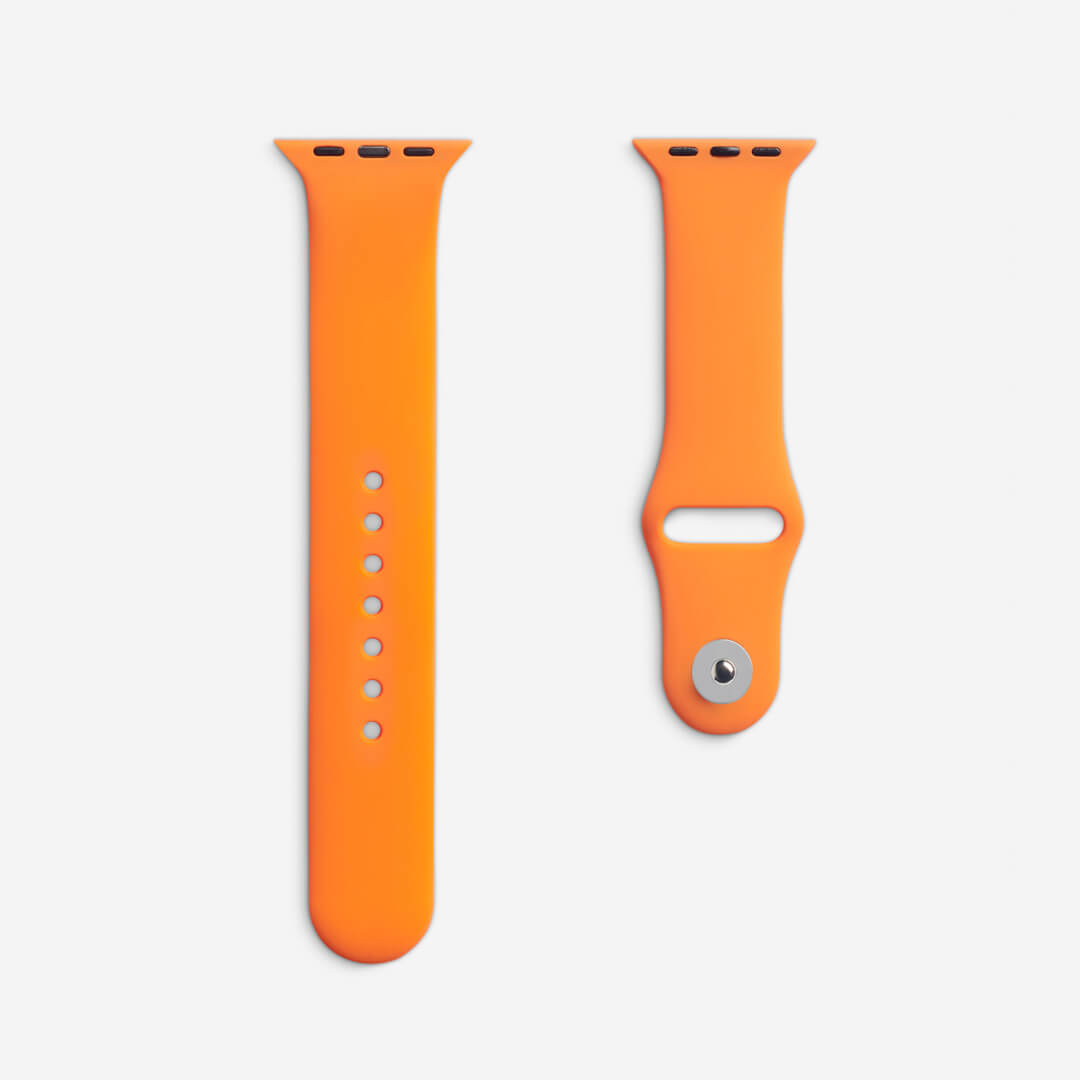 Classic Silicone Apple Watch Band - Marigold