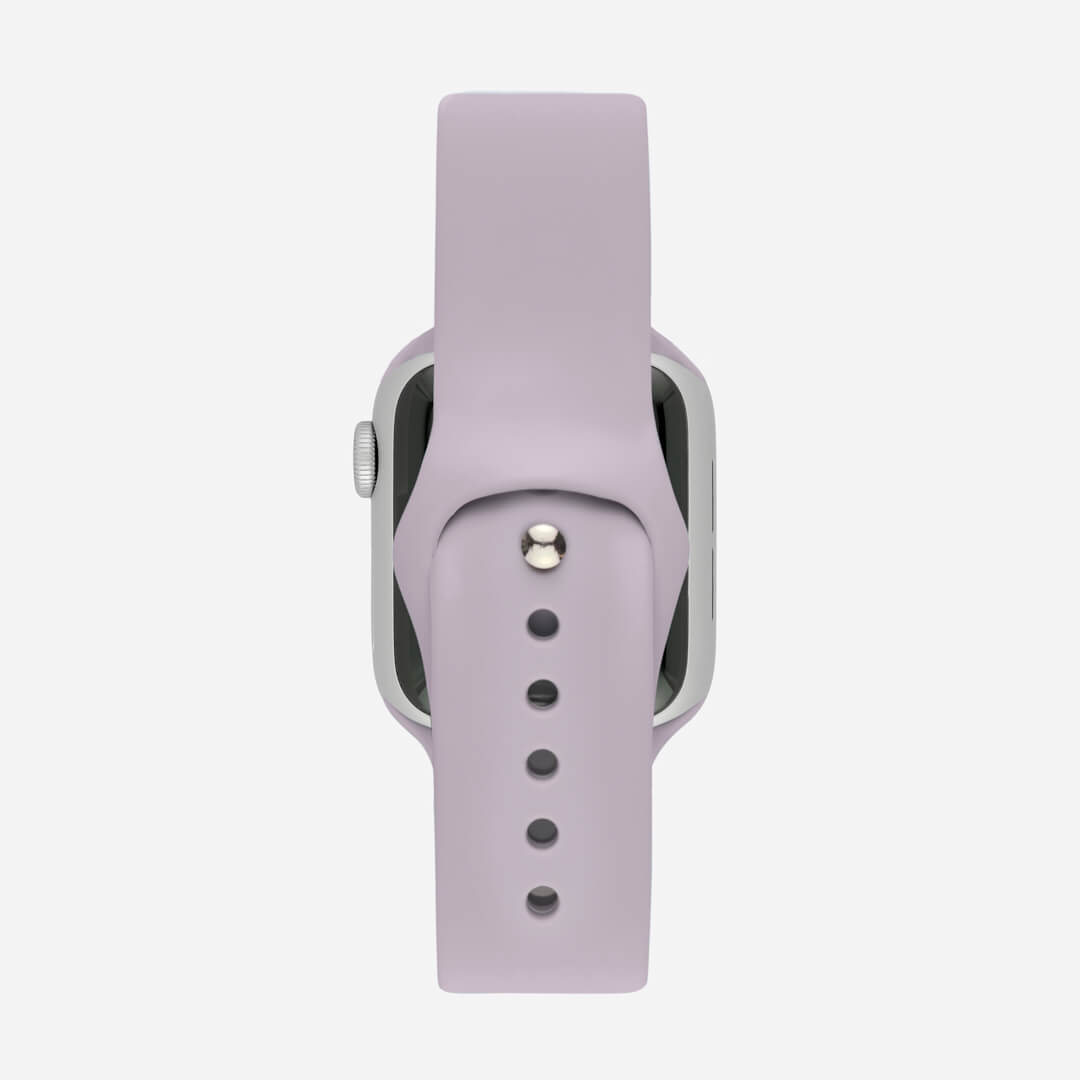 Classic Silicone Apple Watch Band - Mauve