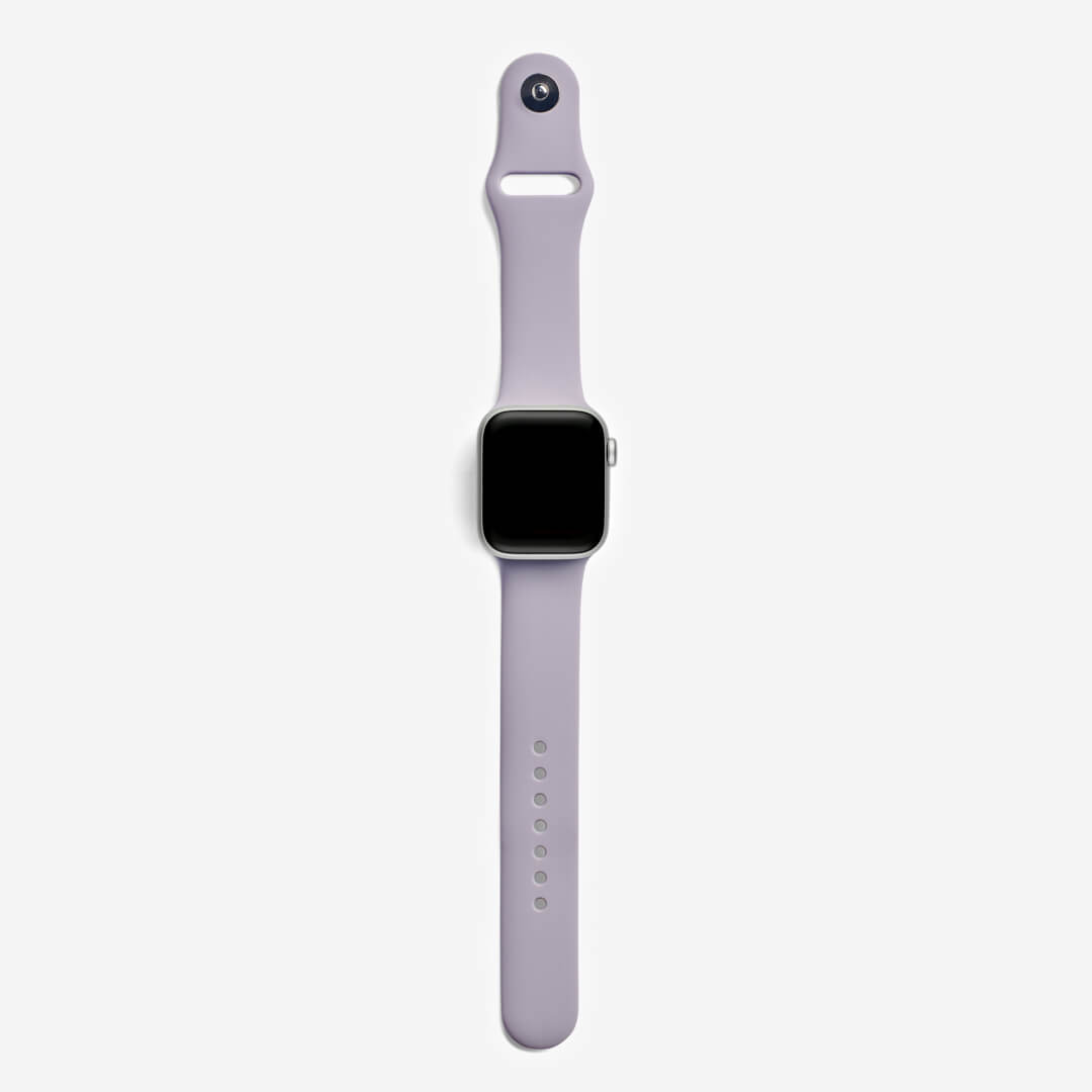 Classic Silicone Apple Watch Band - Mauve