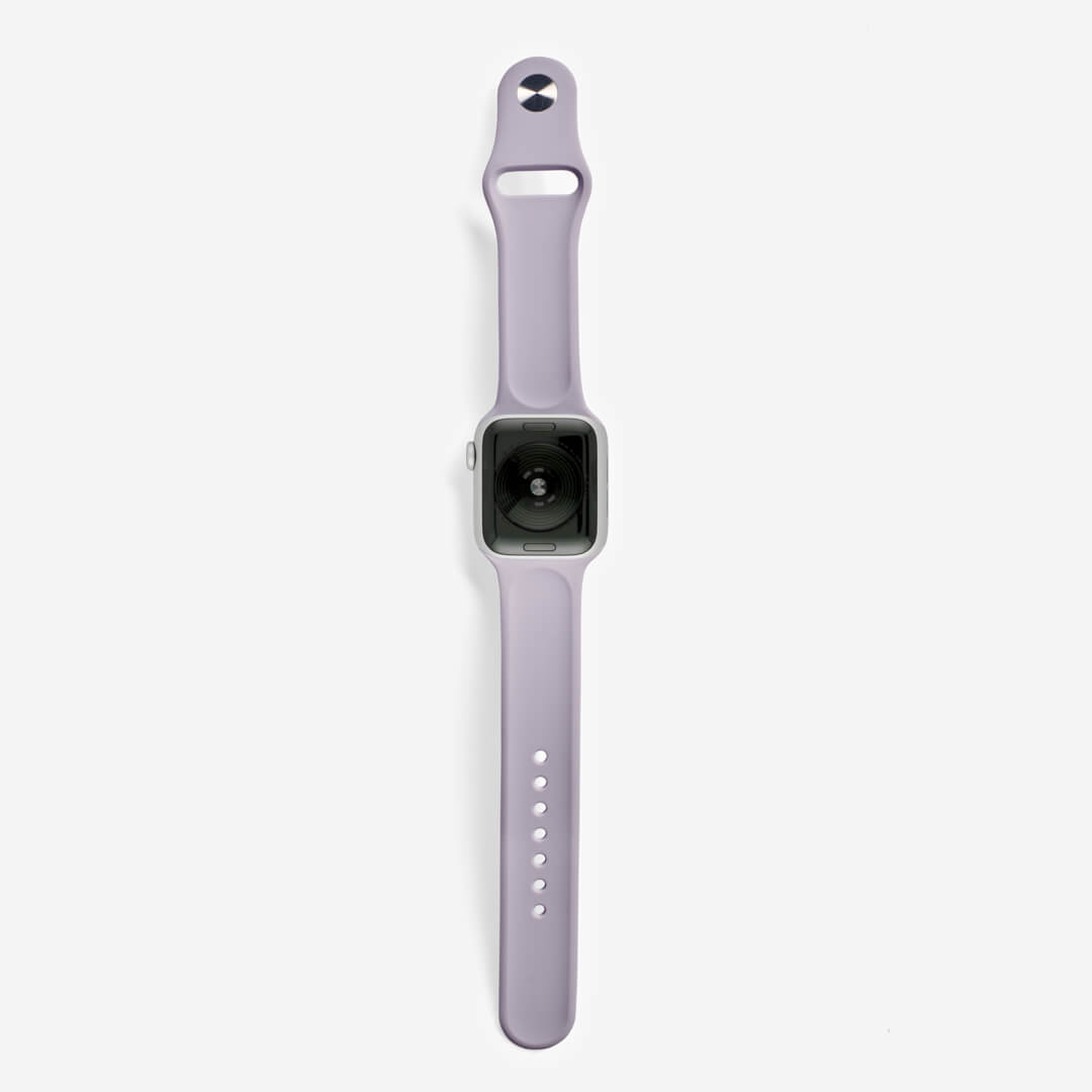 Classic Silicone Apple Watch Band - Mauve