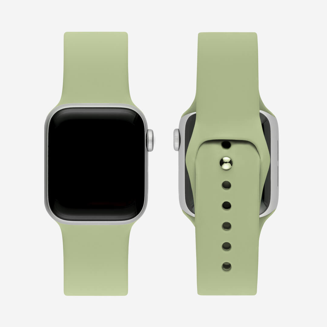 Classic Silicone Apple Watch Band - Moss