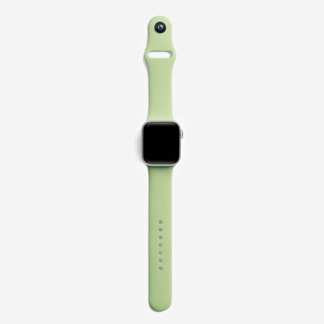 Classic Silicone Apple Watch Band - Moss