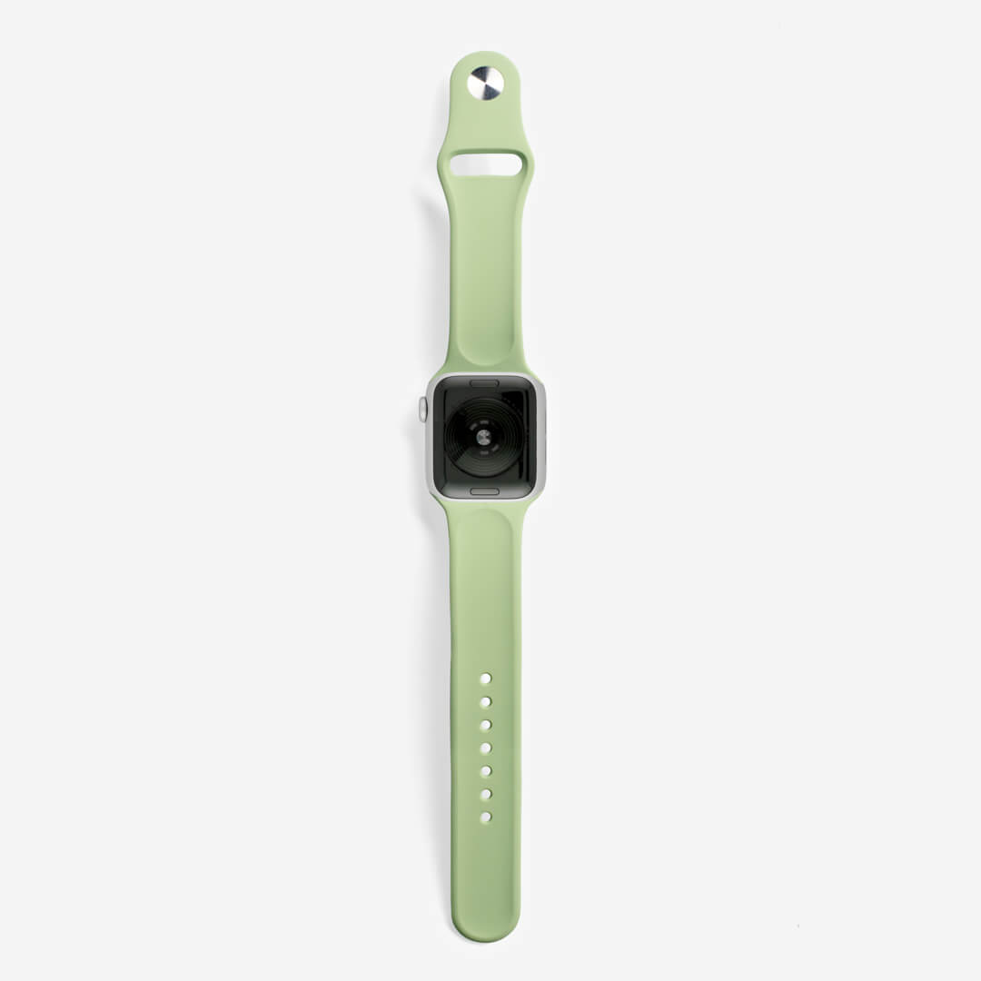 Classic Silicone Apple Watch Band - Moss