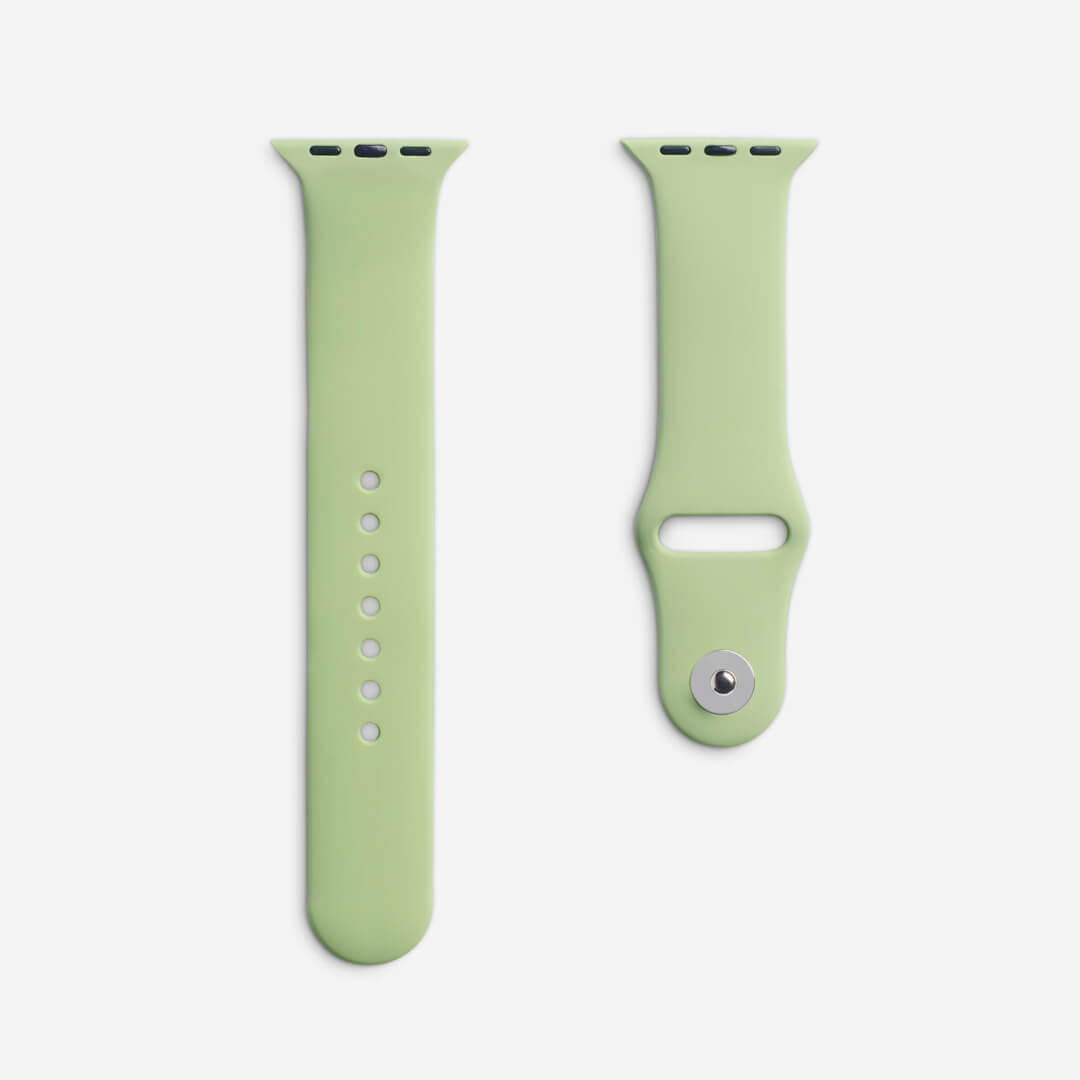 Classic Silicone Apple Watch Band - Moss