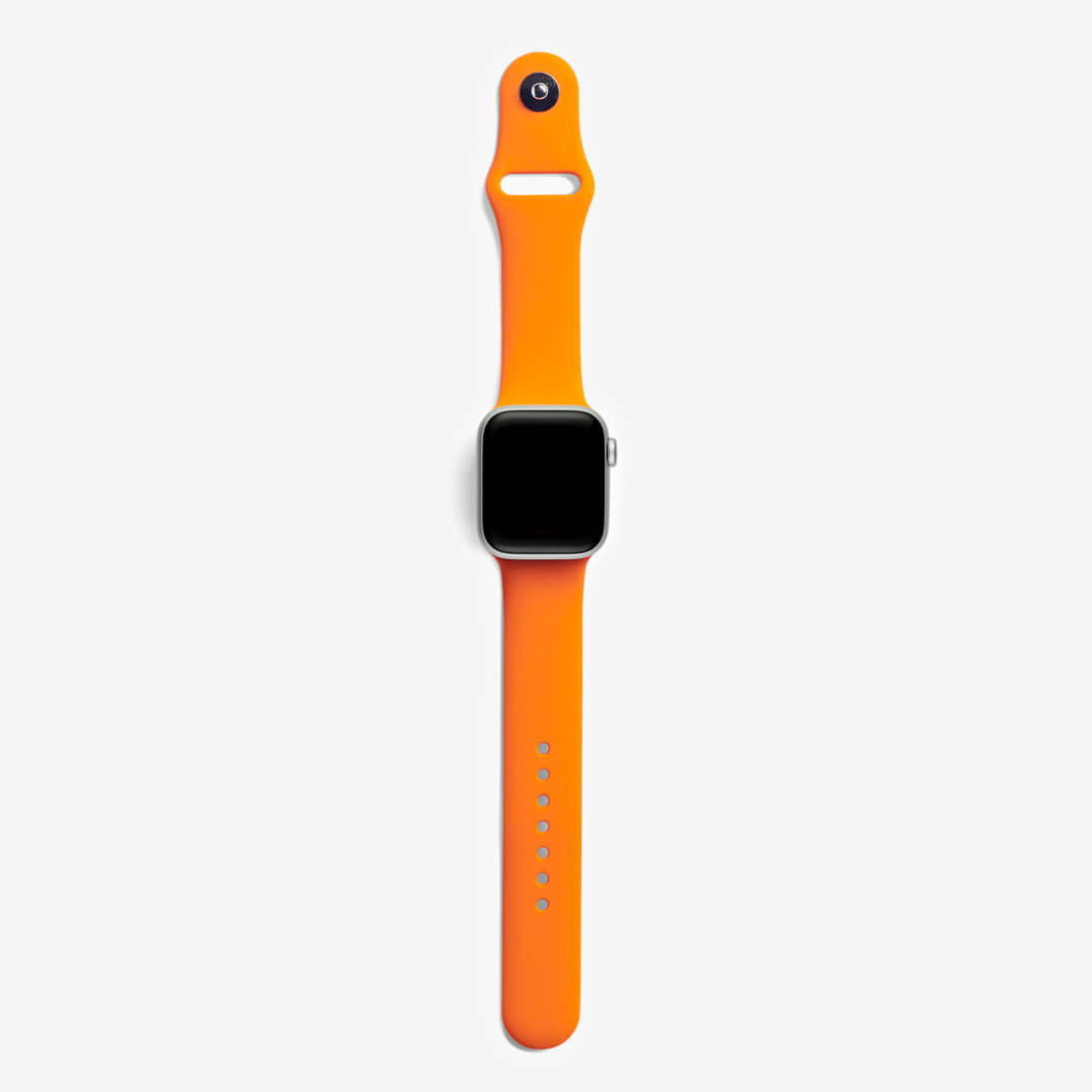 Classic Silicone Apple Watch Band - Orange