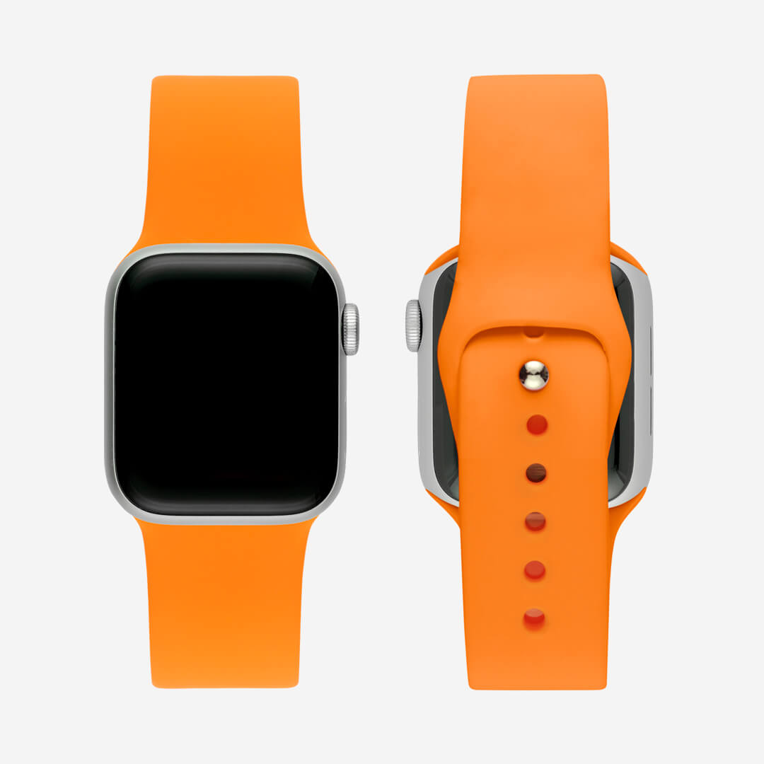 Classic Silicone Apple Watch Band - Orange