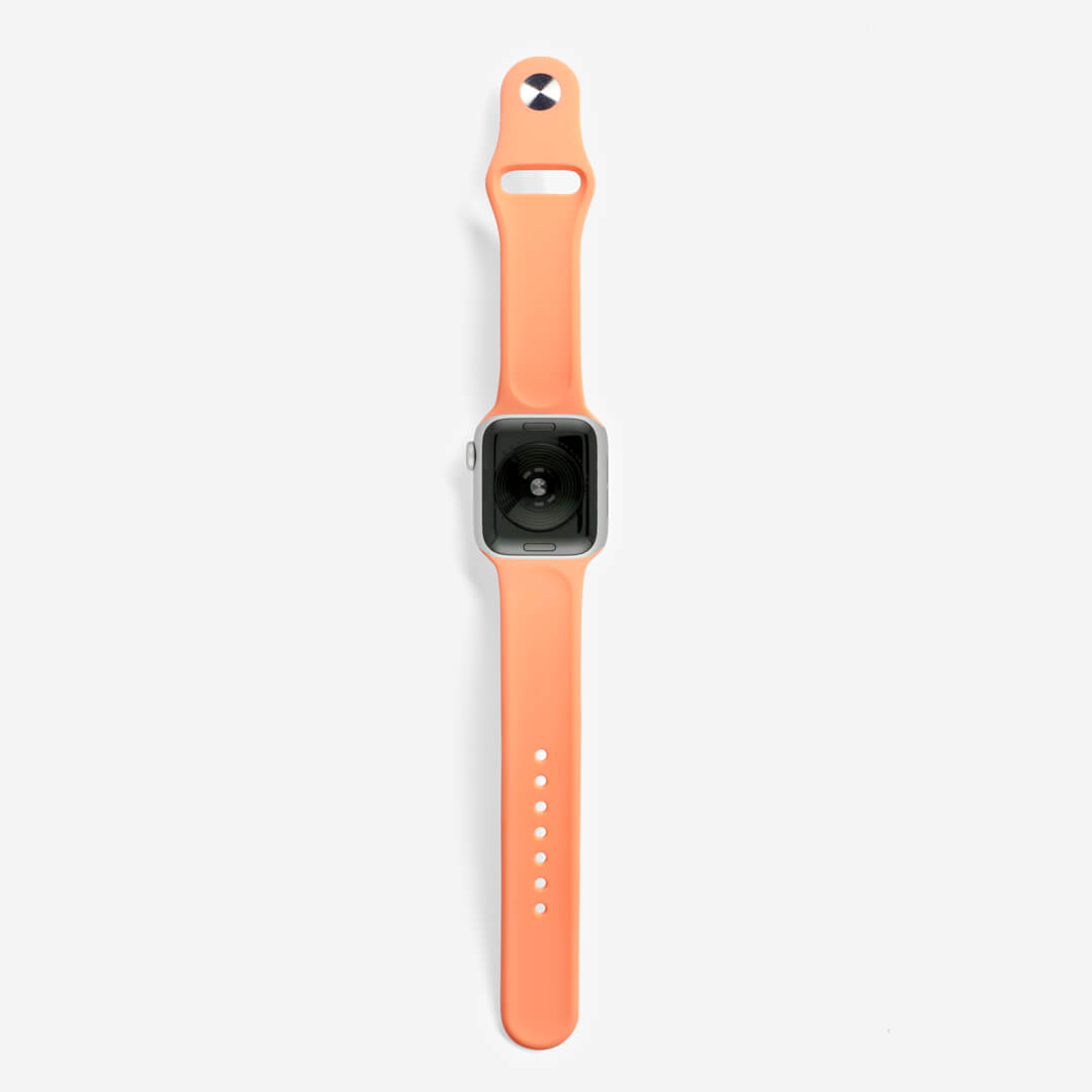 Classic Silicone Apple Watch Band - Papaya