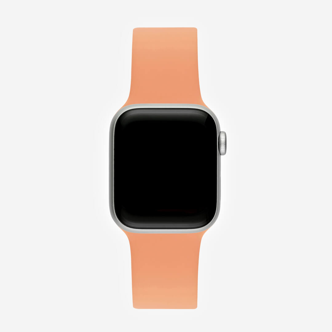 Classic Silicone Apple Watch Band - Papaya