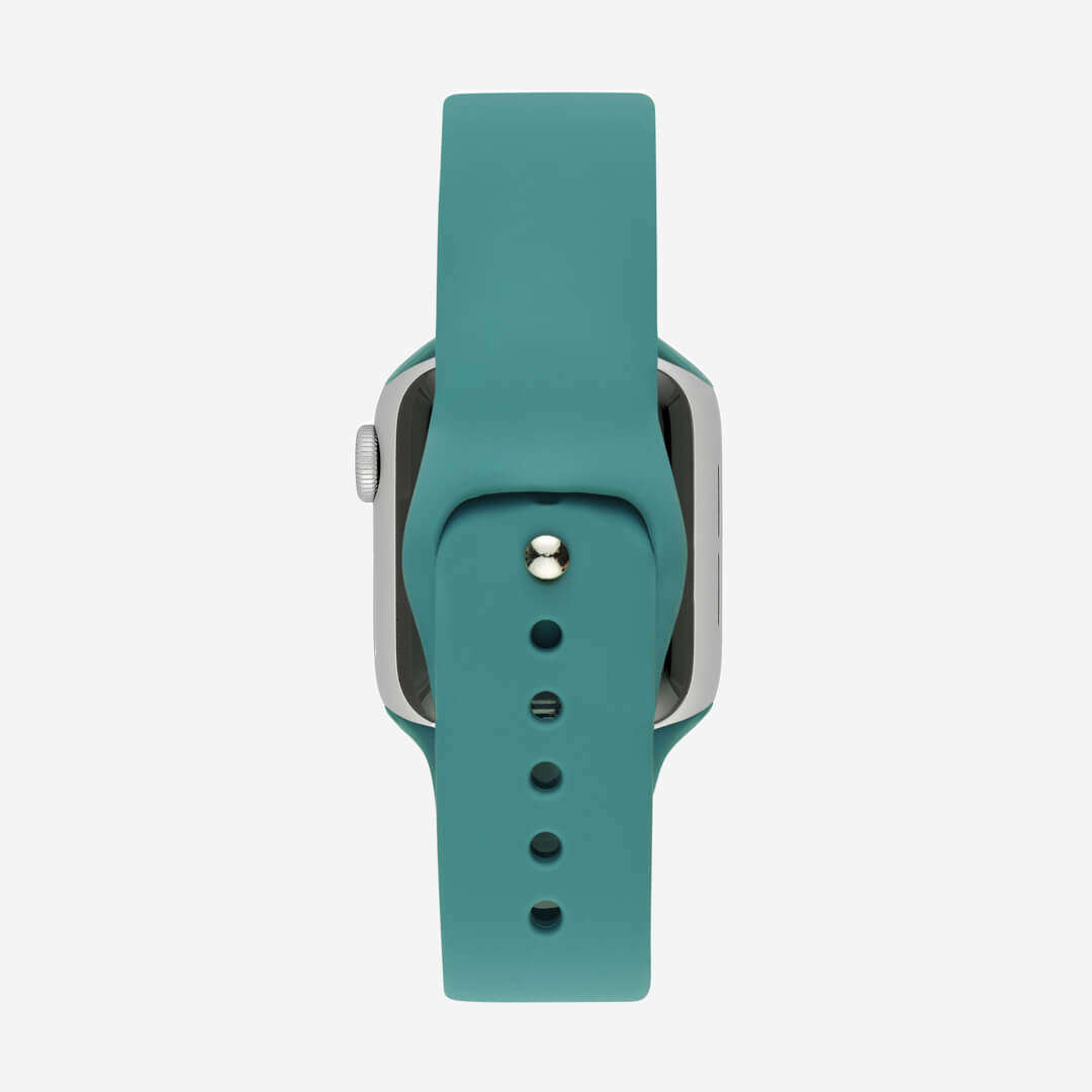 Classic Silicone Apple Watch Band - Pine Green