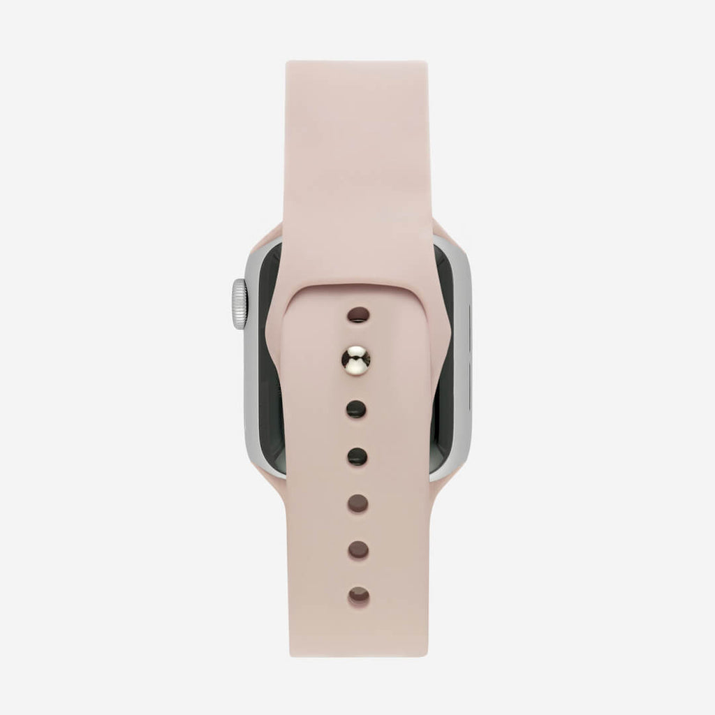 Classic Silicone Apple Watch Band - Pink Sand