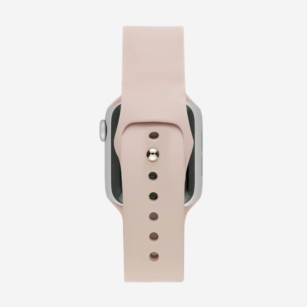 Classic Silicone Apple Watch Band - Pink Sand