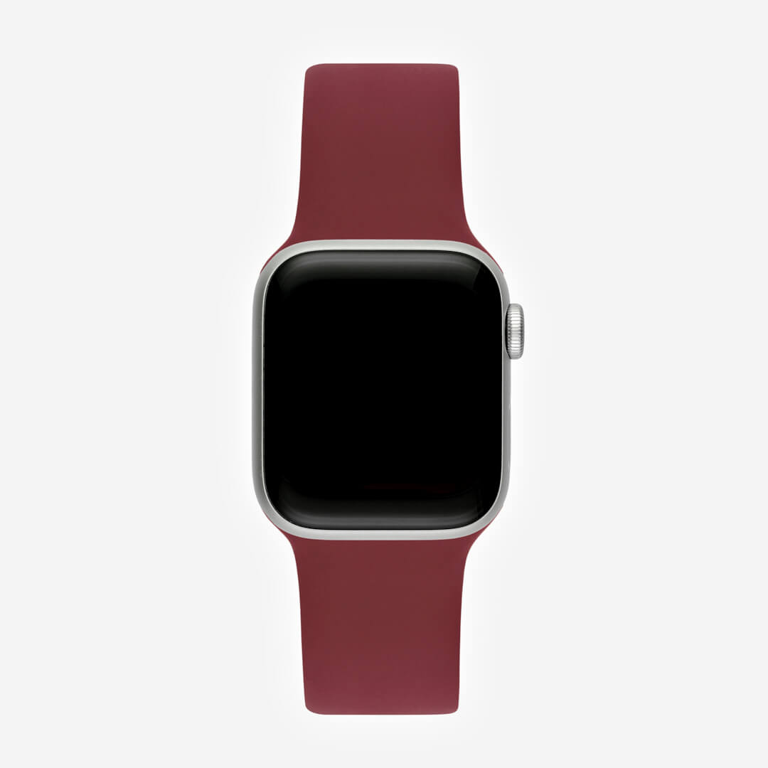 Classic Silicone Apple Watch Band - Plum