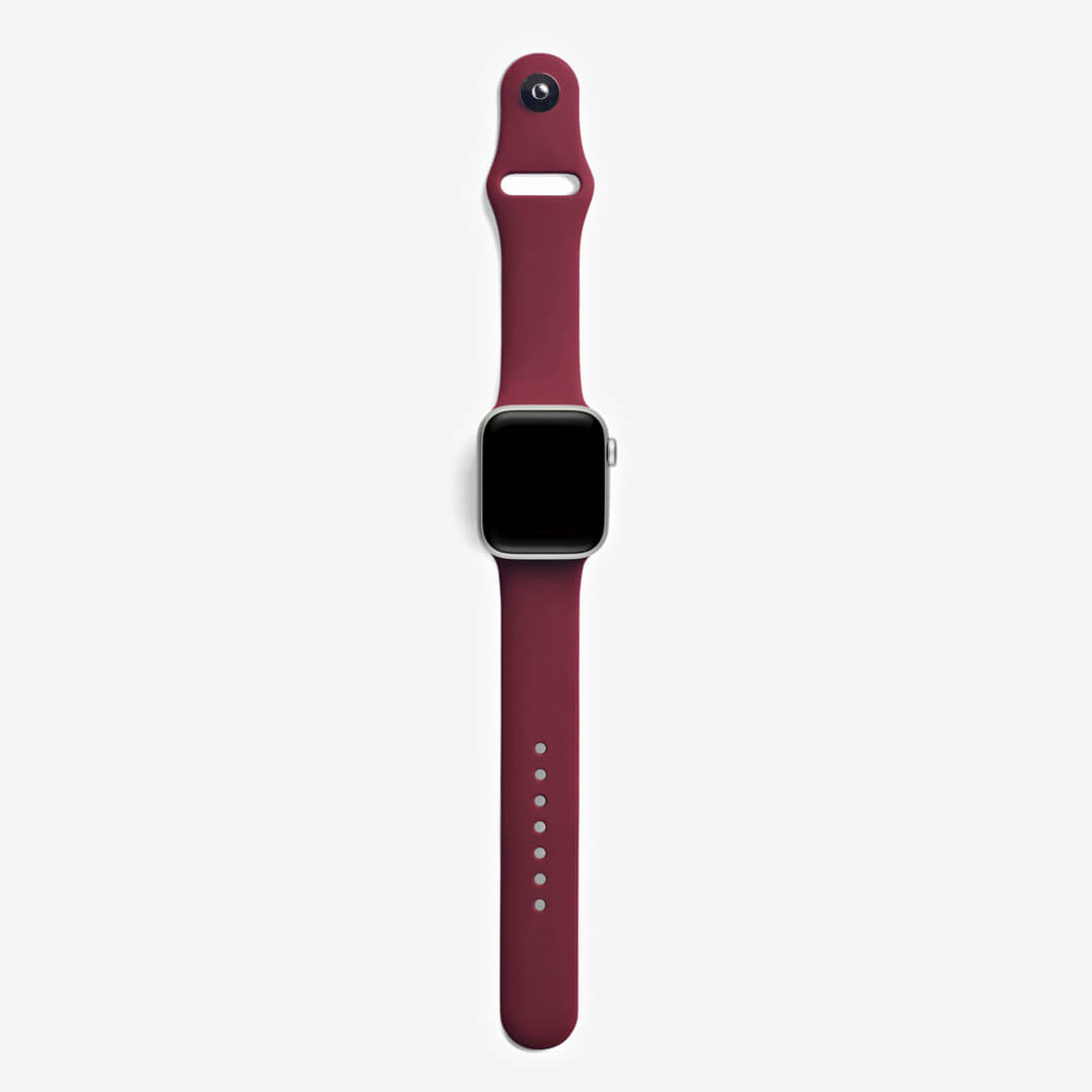 Classic Silicone Apple Watch Band - Plum