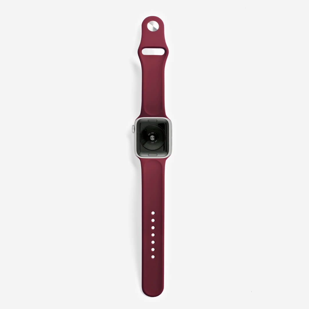 Classic Silicone Apple Watch Band - Plum