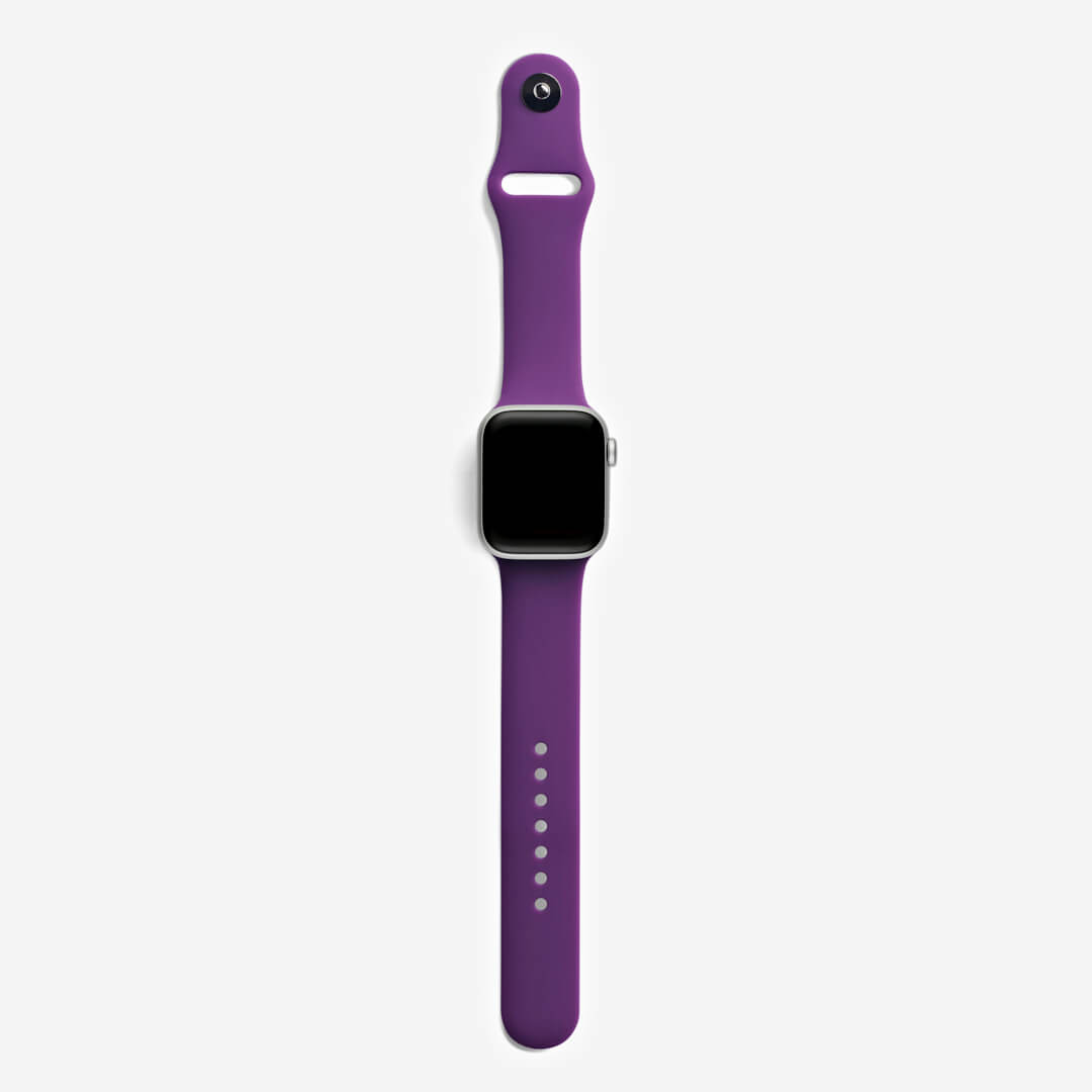 Classic Silicone Apple Watch Band - Purple