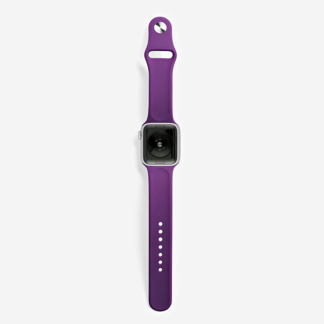 Classic Silicone Apple Watch Band - Purple