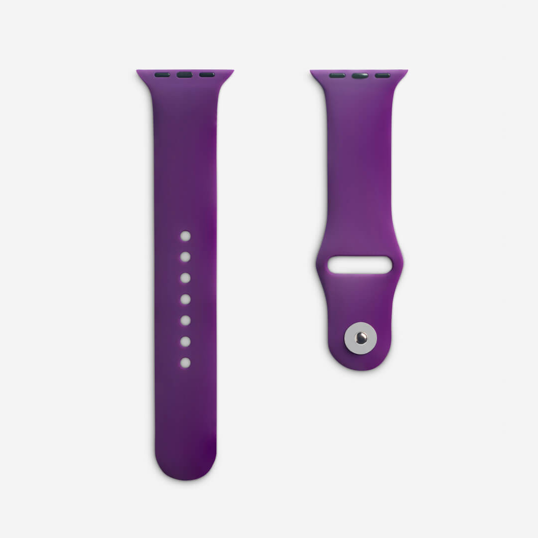 Classic Silicone Apple Watch Band - Purple