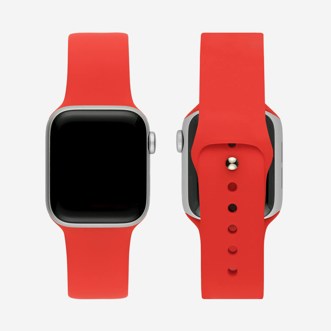 Classic Silicone Apple Watch Band - Red