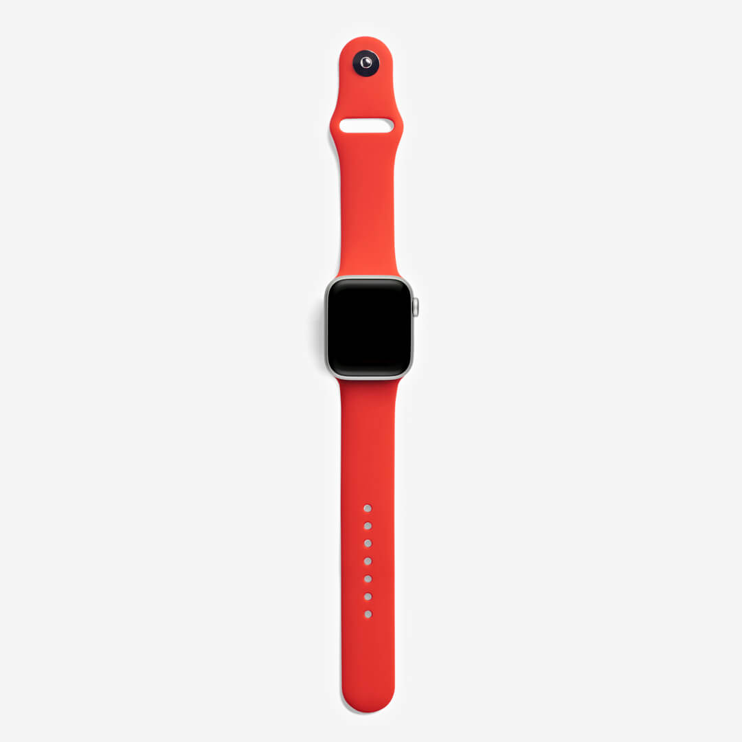 Classic Silicone Apple Watch Band - Red