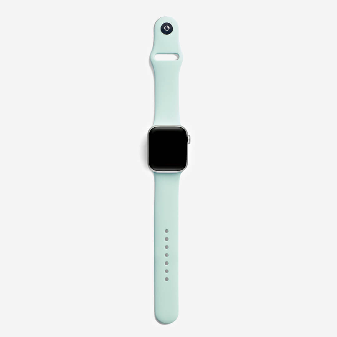 Classic Silicone Apple Watch Band - Sea Foam