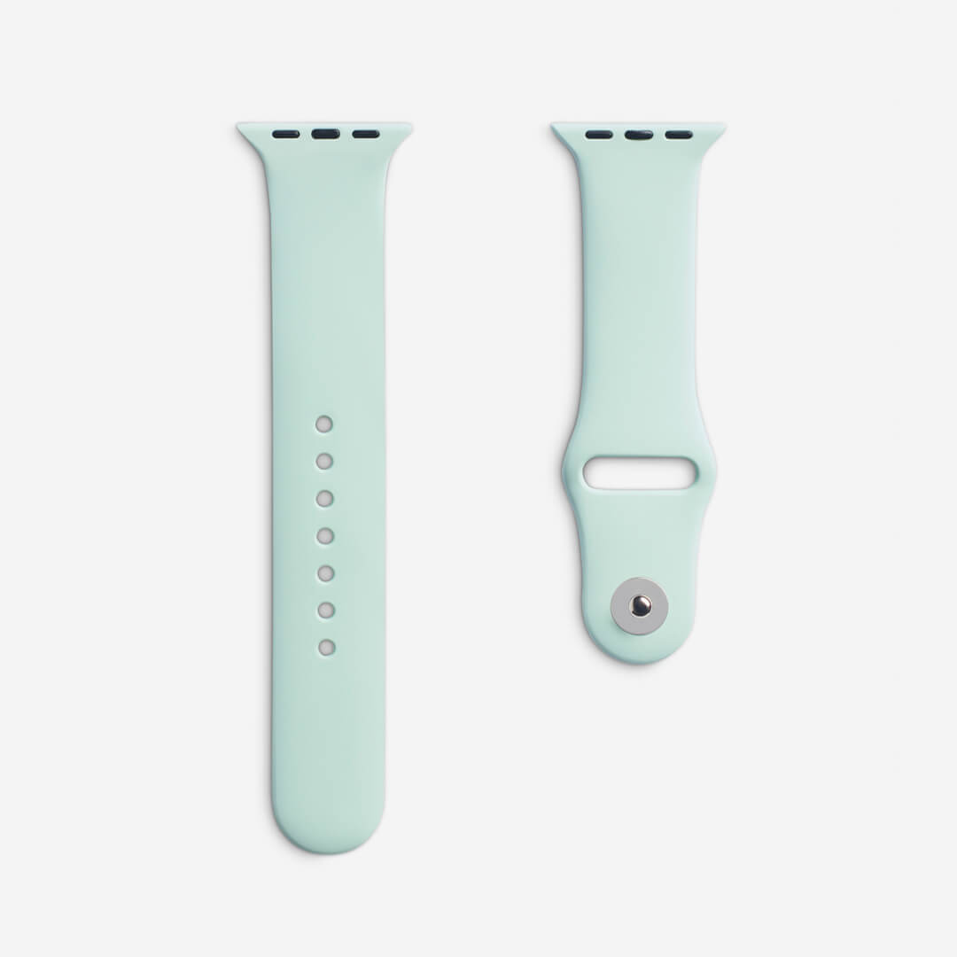 Classic Silicone Apple Watch Band - Sea Foam