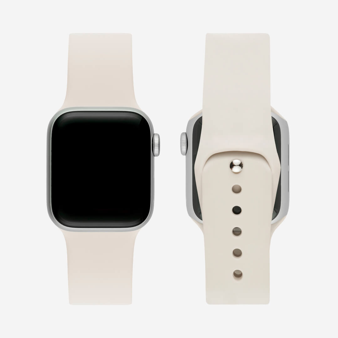 Classic Silicone Apple Watch Band - Starlight