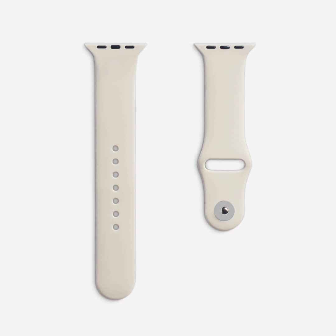 Classic Silicone Apple Watch Band - Starlight