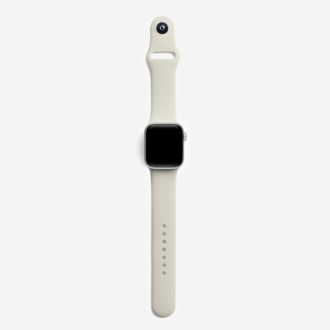 Classic Silicone Apple Watch Band - Stone