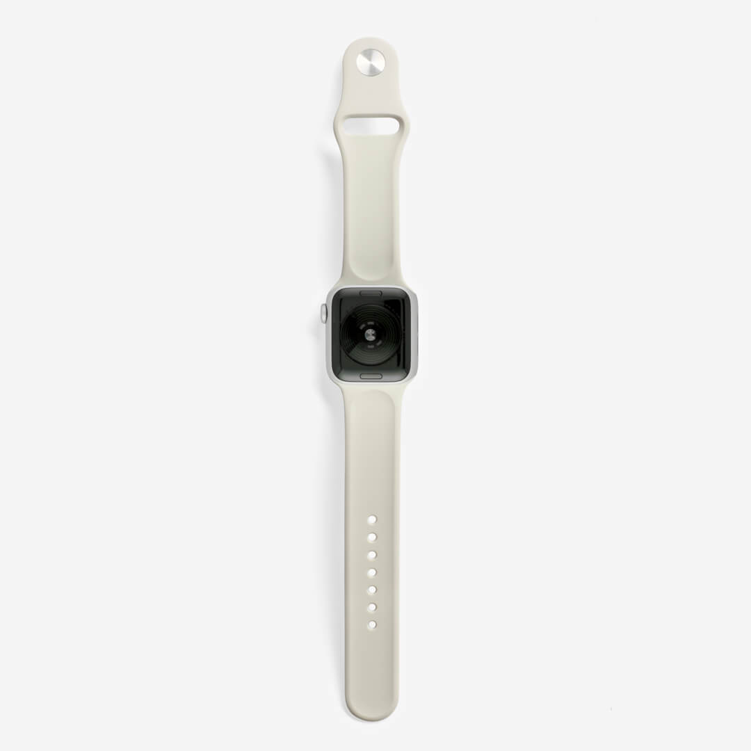 Classic Silicone Apple Watch Band - Stone