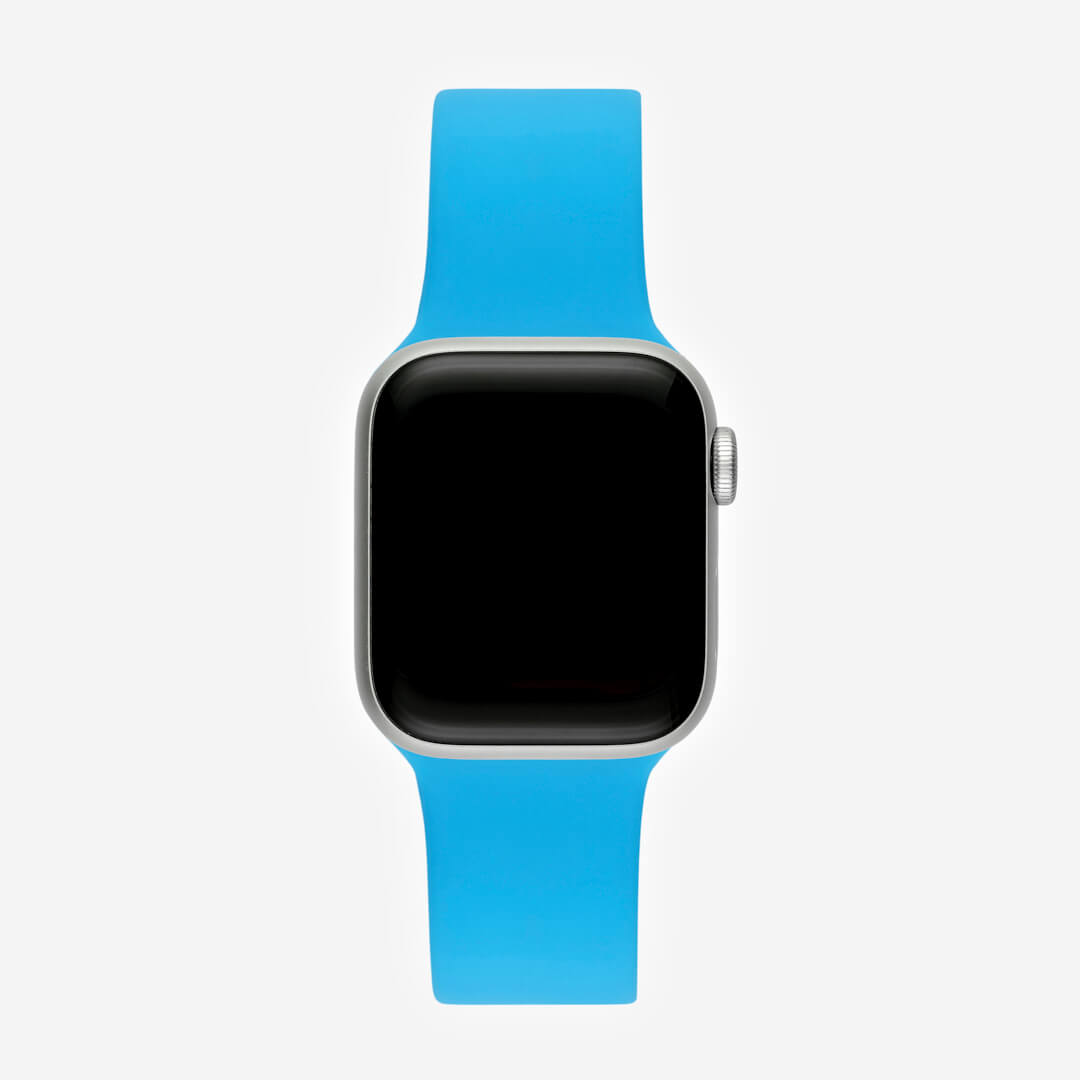 Classic Silicone Apple Watch Band - Surf Blue