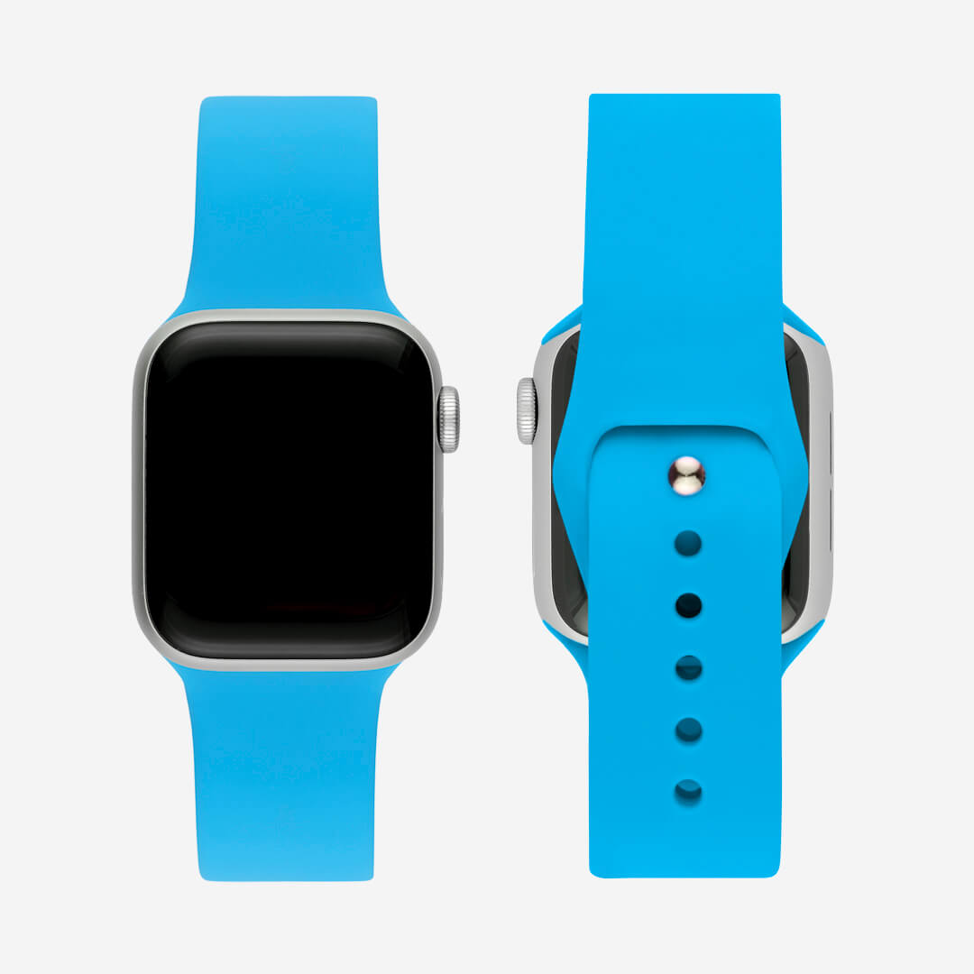 Classic Silicone Apple Watch Band - Surf Blue