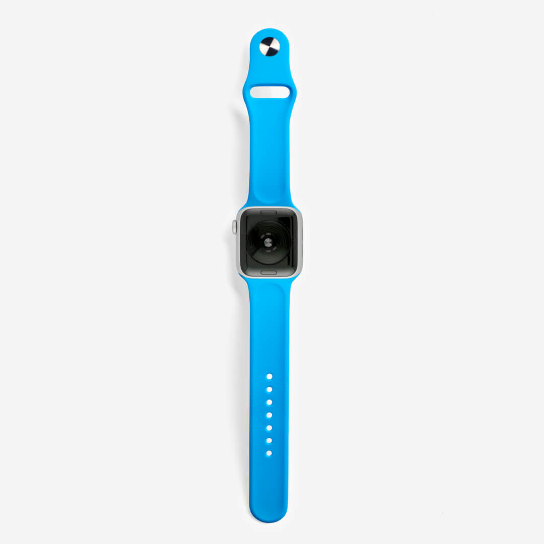 Classic Silicone Apple Watch Band - Surf Blue