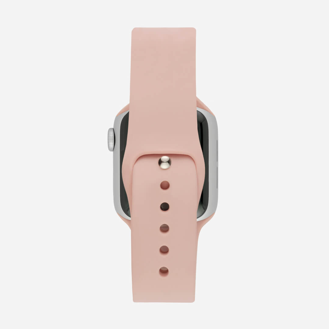 Classic Silicone Apple Watch Band - Vintage Rose