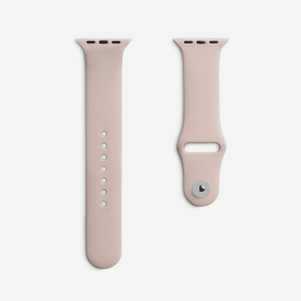 Classic Silicone Apple Watch Band - Vintage Rose