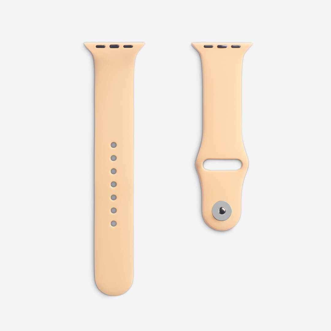 Classic Silicone Apple Watch Band - Walnut