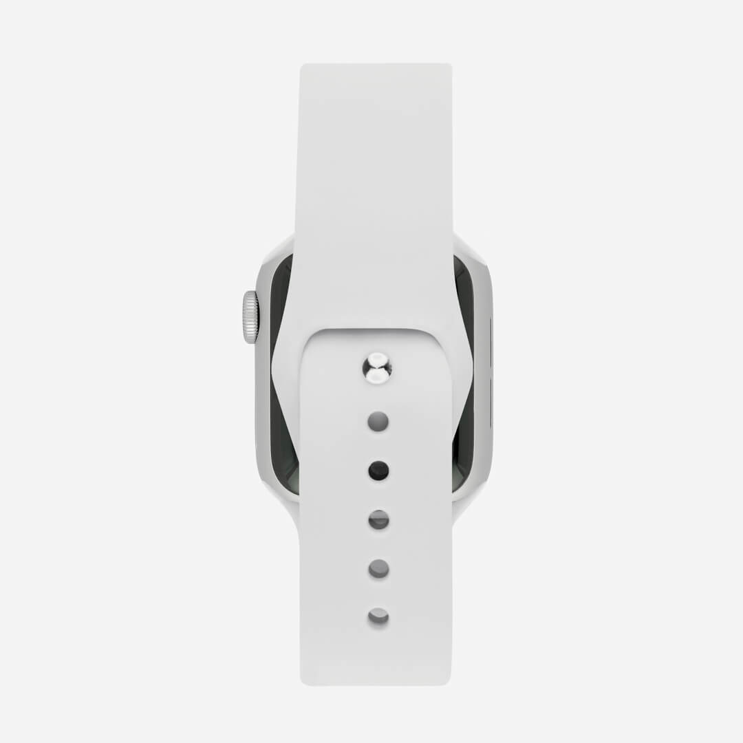 Classic Silicone Apple Watch Band - White