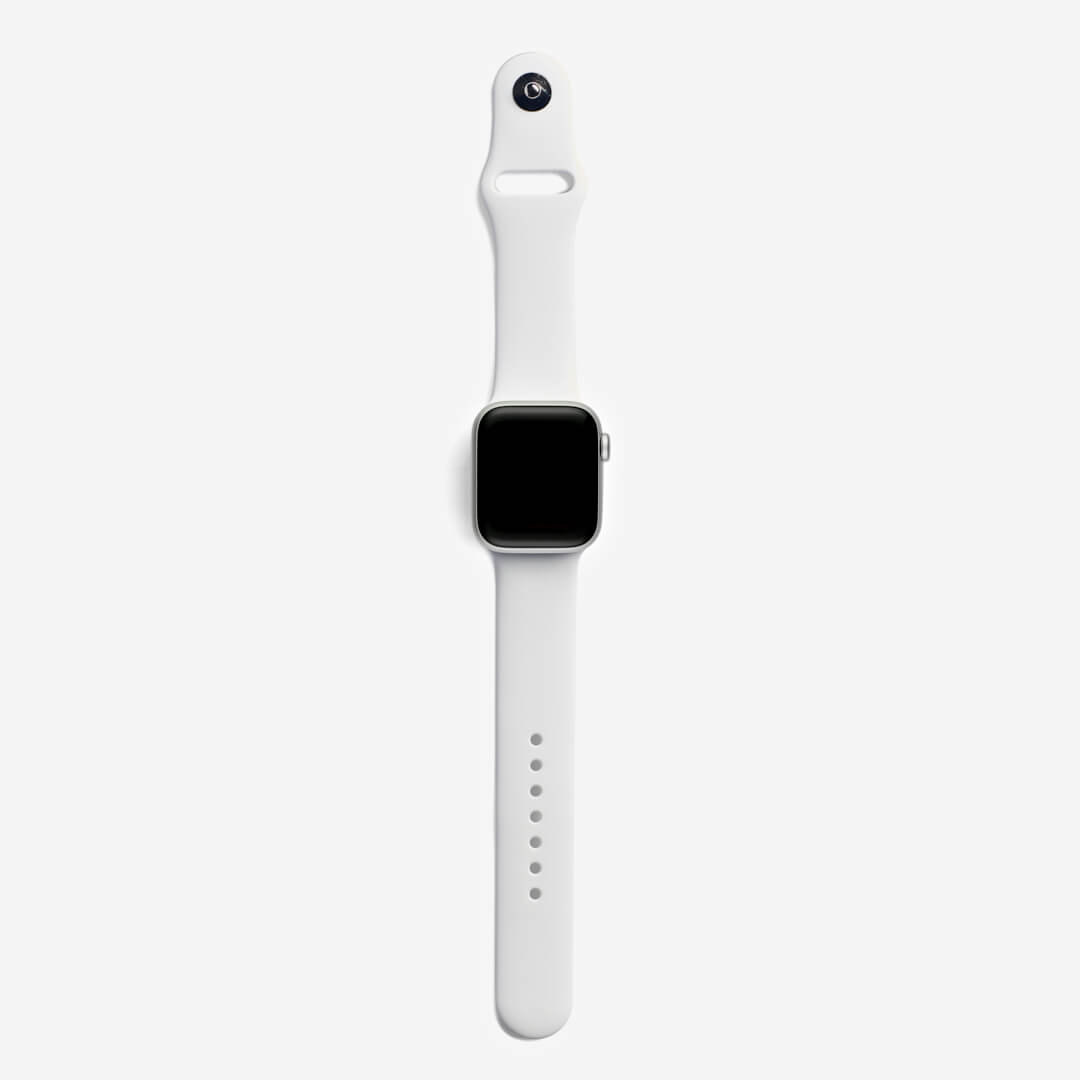 Classic Silicone Apple Watch Band - White