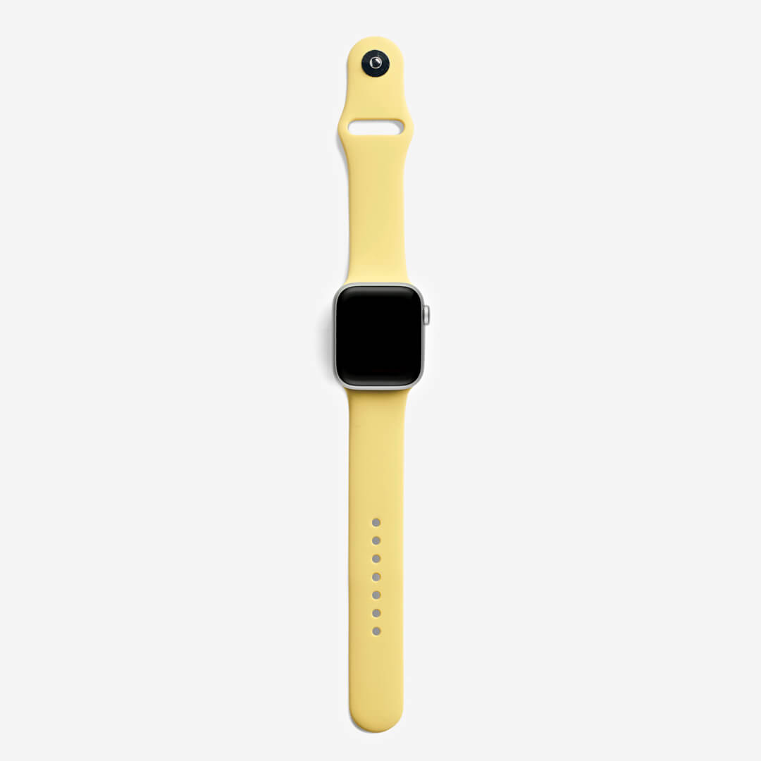 Classic Silicone Apple Watch Band - Yellow