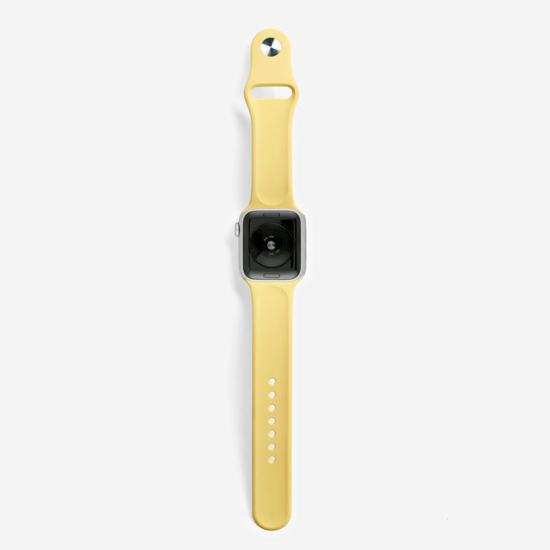 Classic Silicone Apple Watch Band - Yellow