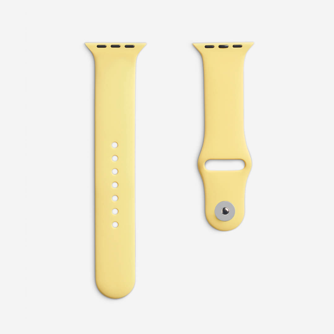 Classic Silicone Apple Watch Band - Yellow