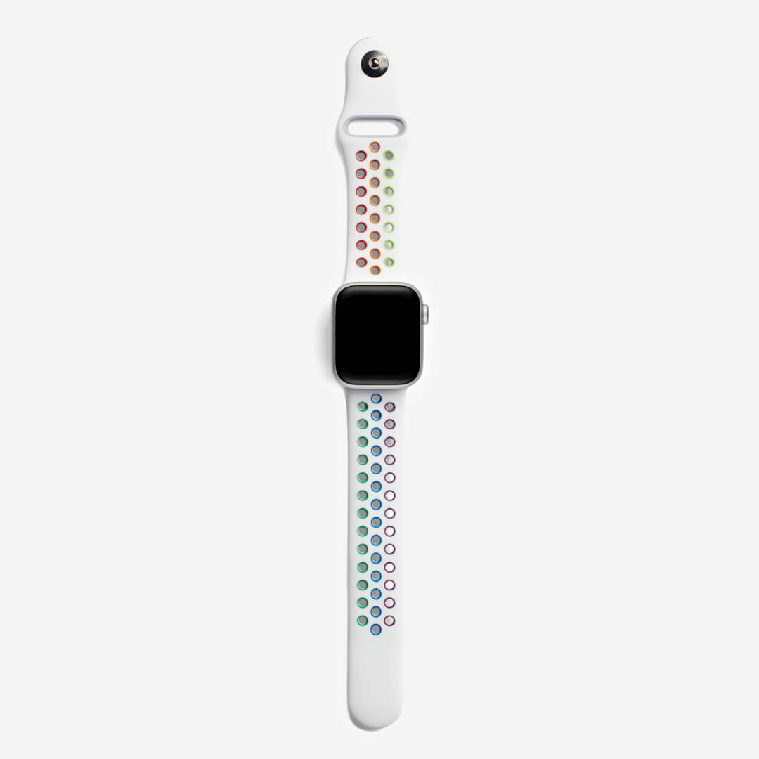 Silicone Sports Apple Watch Band - Pride