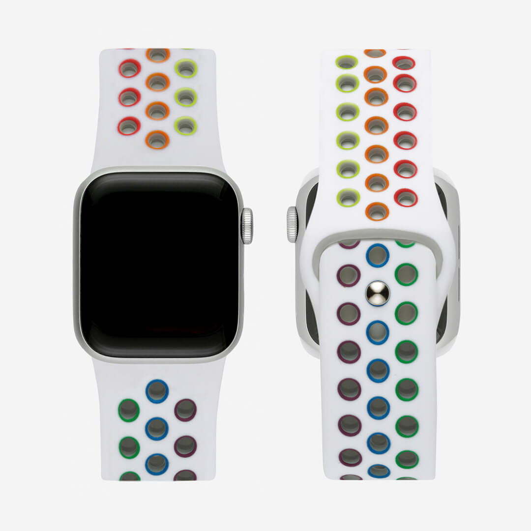 Silicone Sports Apple Watch Band - Pride