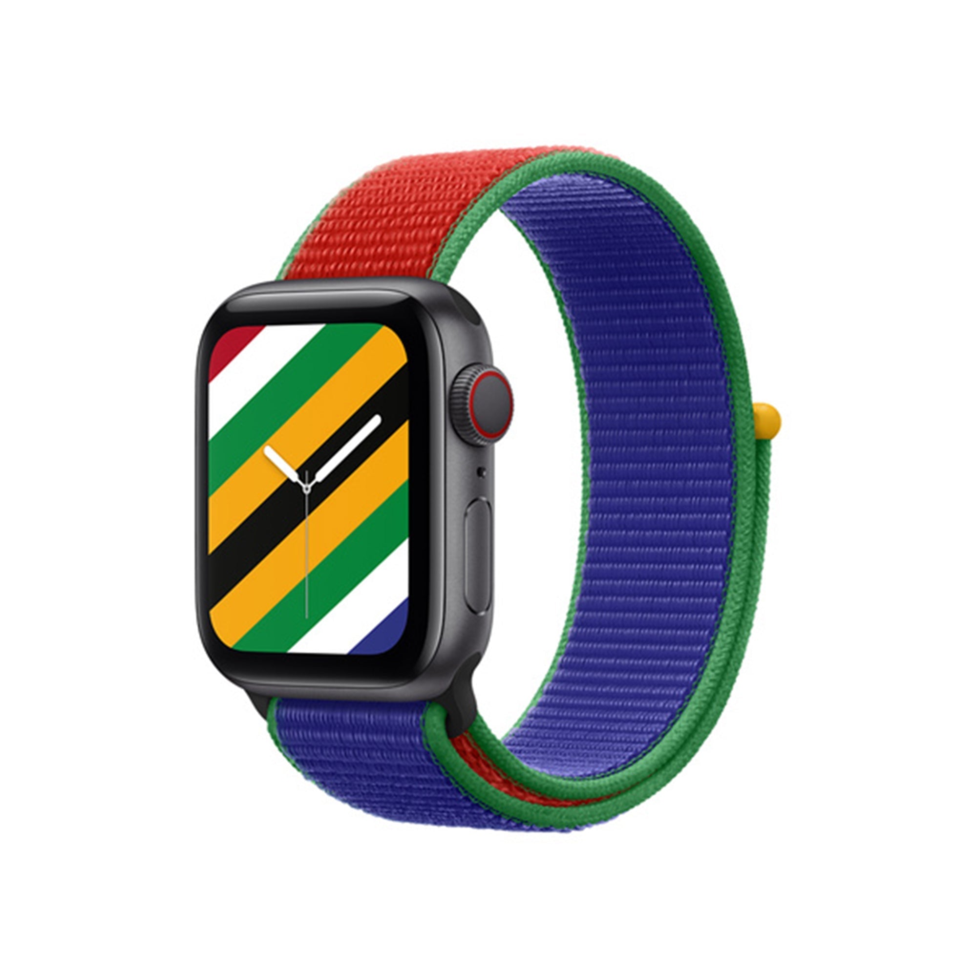 South Africa International Collection Nylon Sport Loop Apple Watch Band