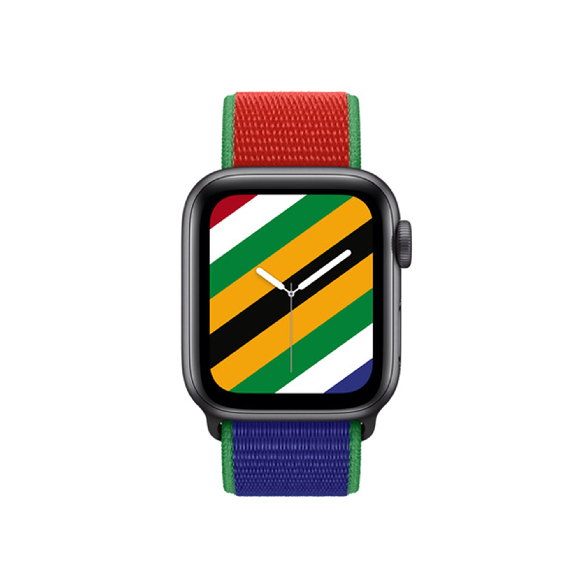 South Africa International Collection Nylon Sport Loop Apple Watch Band